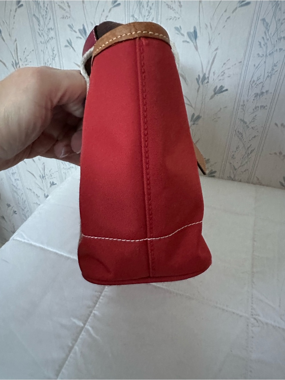 Coach Hampton Mini Red Tote - Picture 4 of 14